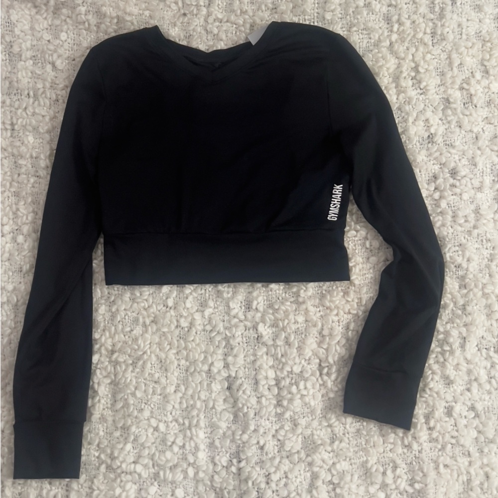Gymshark Black Long Sleeve Top